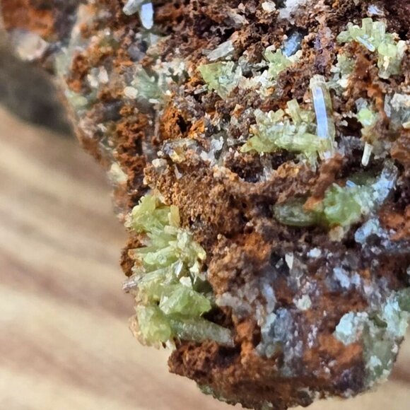 Rare Plumbogummite Crystal | Green-Yellow Mineral Specimen | 65g - Picture 3 of 15